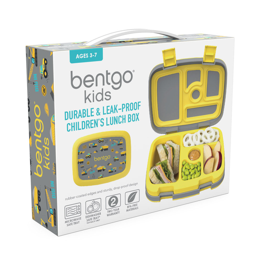 Bentgo Kids Prints Lunch Box - Construction Trucks