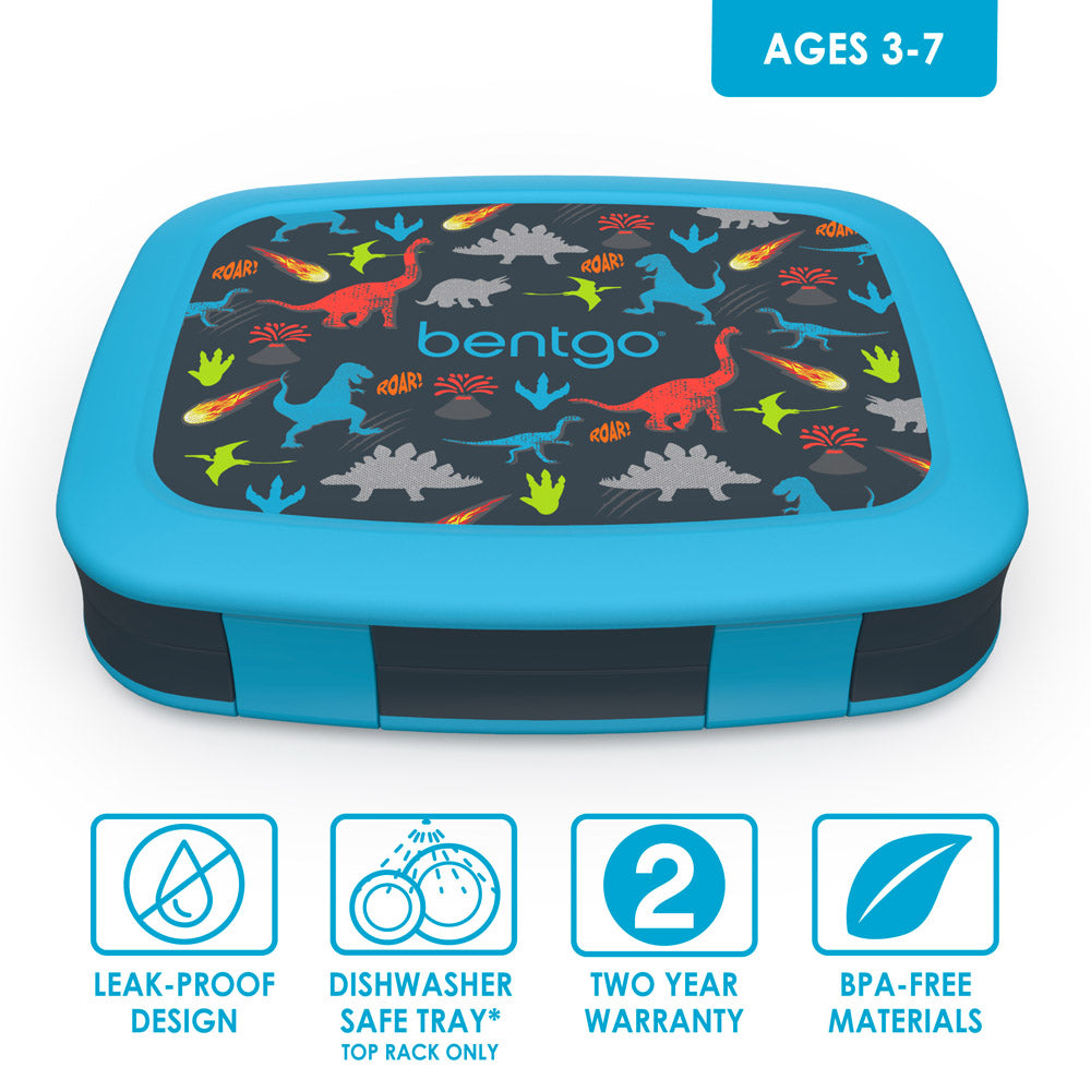 Bentgo Kids Prints Lunch Box & Water Bottle (Dinosaur) - Yahoo