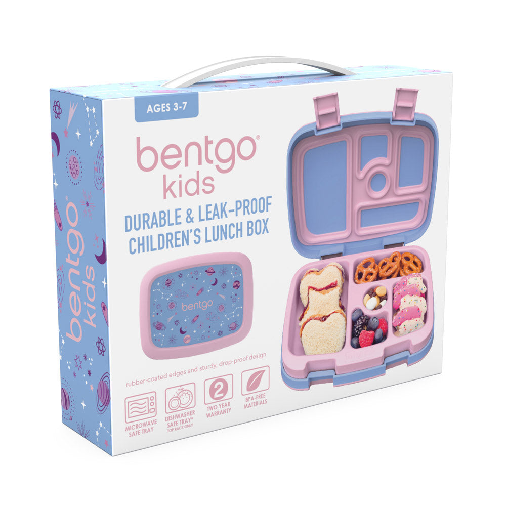 Bentgo Kids Prints Stainless Steel Lunch Box ,Black