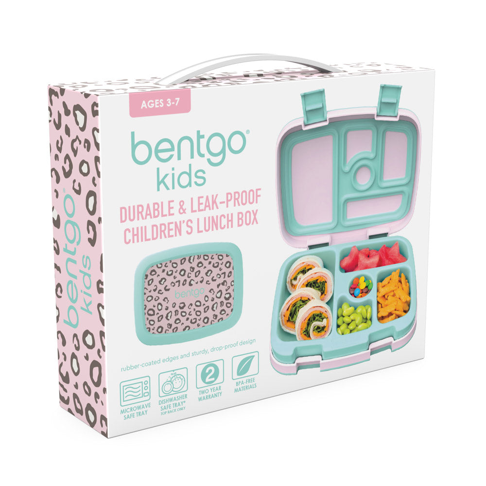  Bentgo Prints Insulated Lunch Bag Set With Kids Bento-Style  Lunch Box and 4 Reusable Ice Packs (Tropical): Home & Kitchen