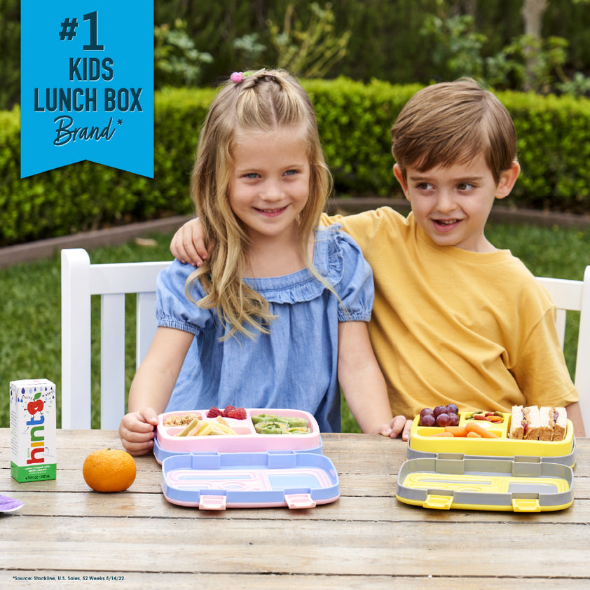 Bentgo® Kids Prints Lunch Boxes & Water Bottles | Lunch Set